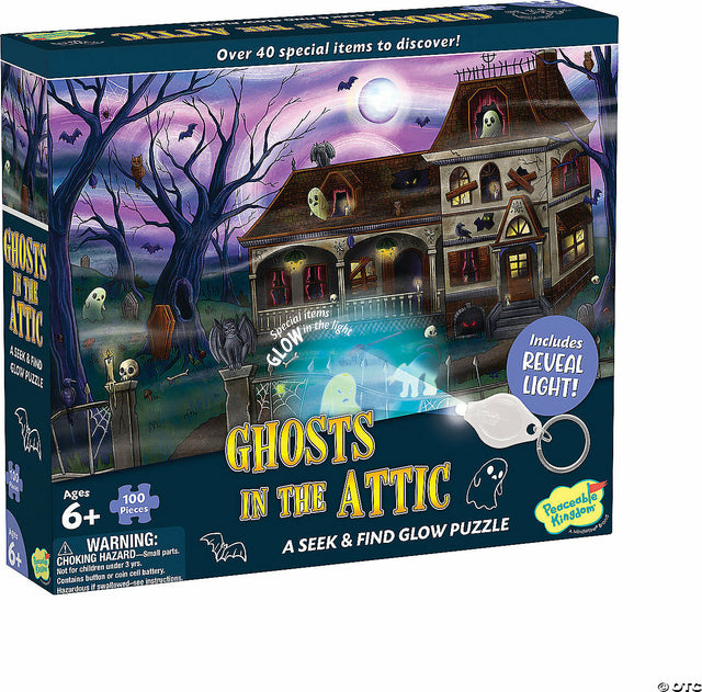 Ghosts In The Attic Seek & Find Glow Puzzle