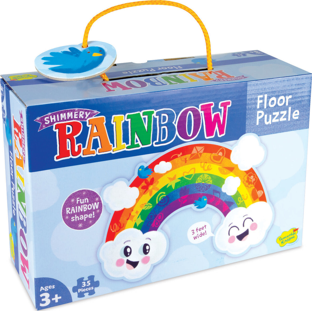 Shimmery Rainbow Floor Puzzle 35pc — Boing! Toy Shop