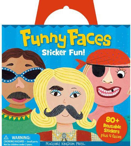 Funny Faces Sticker Activity Tote