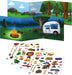 Camping Reusable Sticker Tote