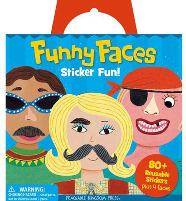 Funny Faces Sticker Activity Tote