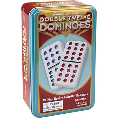 Double Twelve Color Dot Dominos