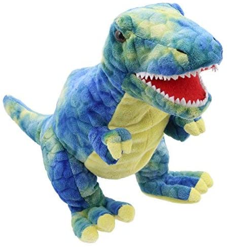 Baby Dinos Puppet - Blue T-Rex