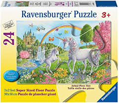 24pc Puzzle - Prancing Unicorns