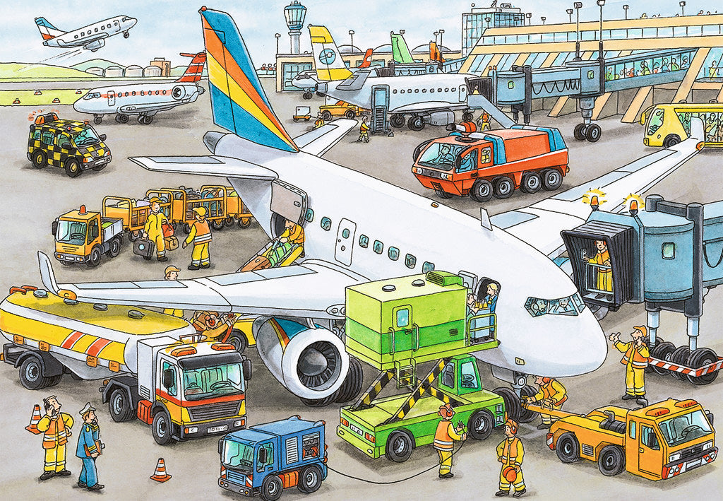 35pc Puzzle - Busy Airport