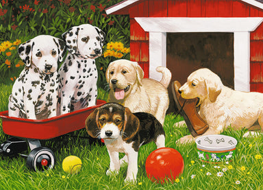 60pc Puzzle - Puppy Party
