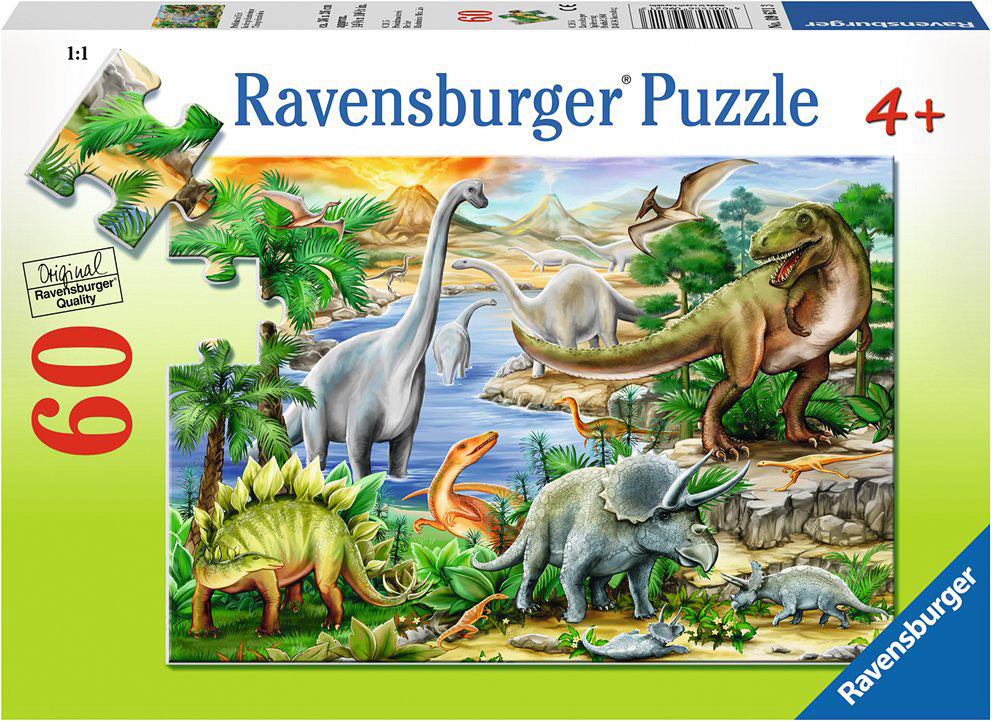 60pc Puzzle - Prehistoric Life