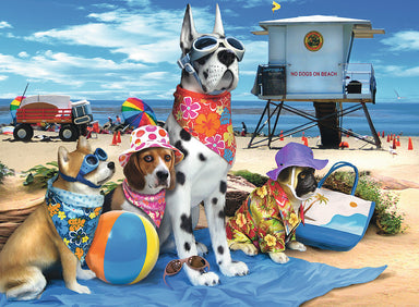 100pc Puzzle - No Dogs on the Beach