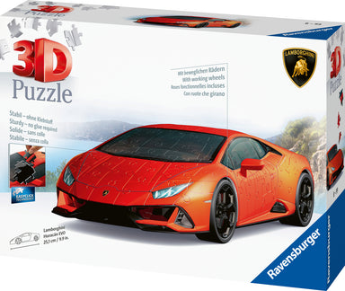 3D 108pc Puzzle - Lamborghini Huracan Evo