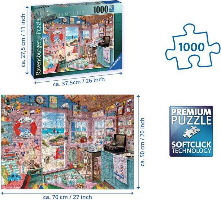 The Beach Hut (1000 pc Puzzle)