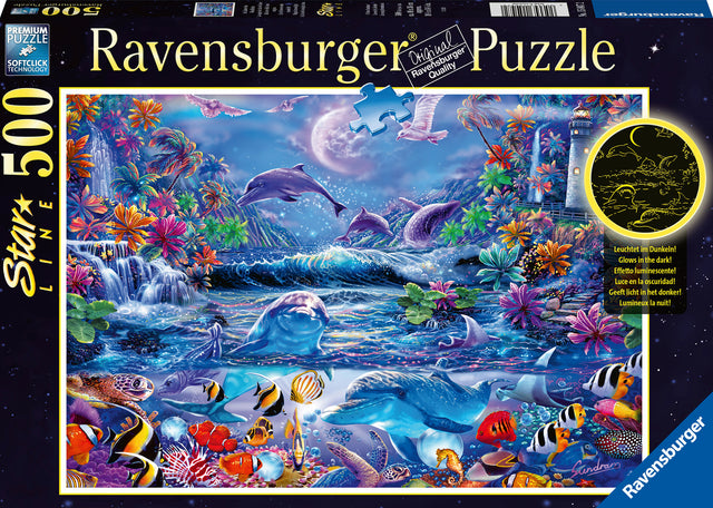 Moonlit Magic Glow-In-The-Dark (500 pc Starline Puzzle)