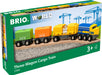 Three Wagon Cargo Train