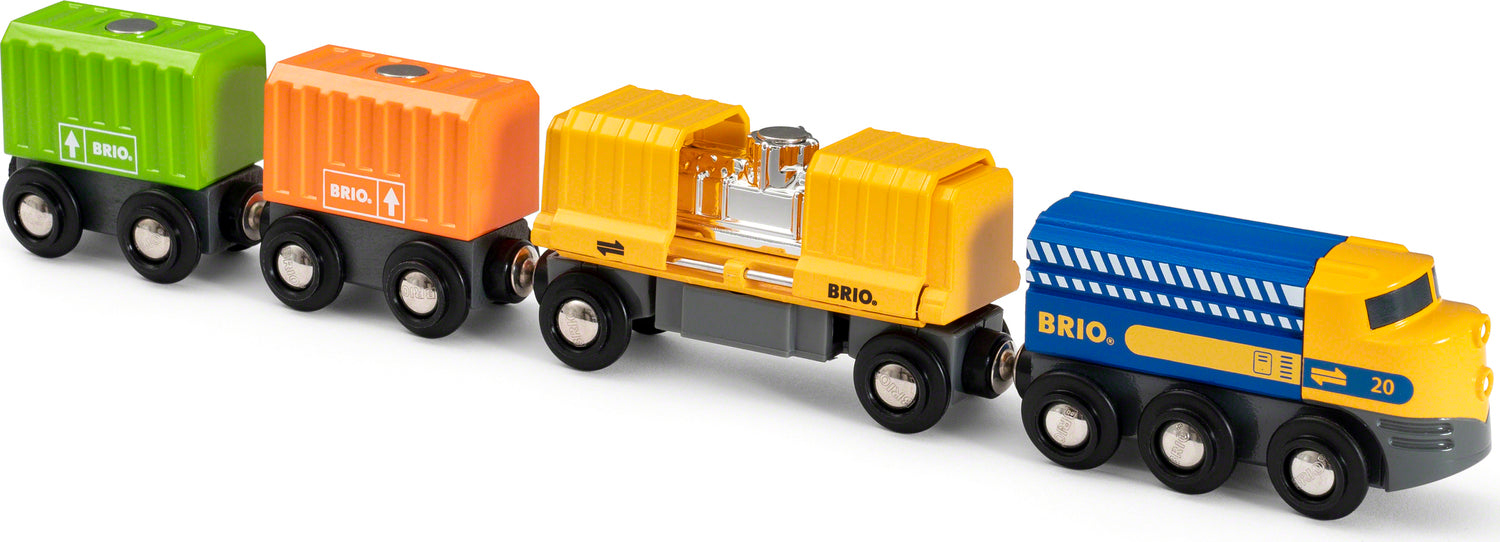 BRIO Three Wagon Cargo Train — Boing! Toy Shop
