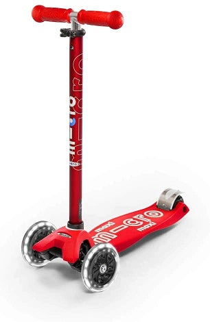 Micro Maxi Deluxe Scooter - Red LED