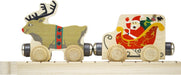 Santa Sleigh and Reindeer Train Set