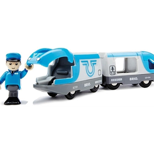BRIO World - 33505 Travel Train | 5 Piece Train Toy for Kids Ages 3 and Up