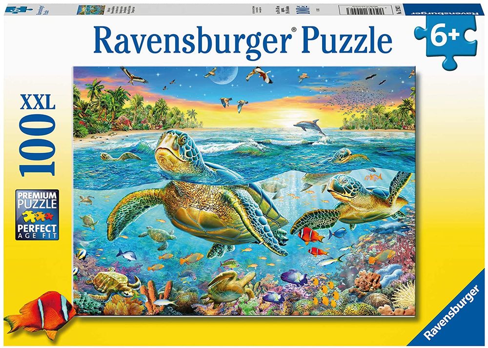 100pc Puzzle - Swim with Sea Turtles — Boing! Toy Shop