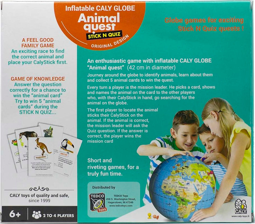 Animal Quest Inflatable Globe and Game
