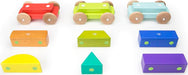 Magnetic Shape Train Tegu Baby and Toddler (9 pieces) color: RAINBOW