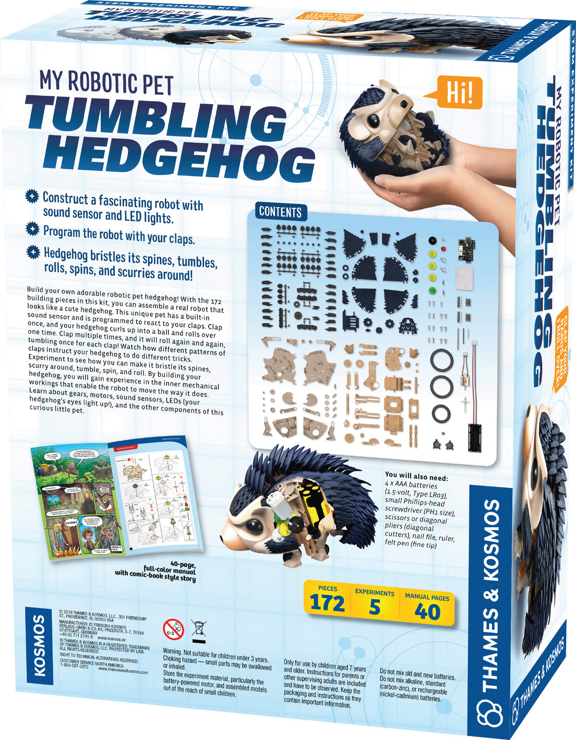 Tumbling Hedgehog - My Robotic Pet