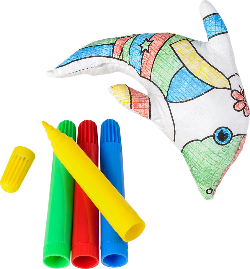 ArtCreativity Dolphin Color-A-Pal, Art Activity Set for Kids with