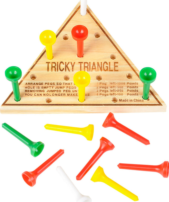 Wooden Tricky Triangle Game