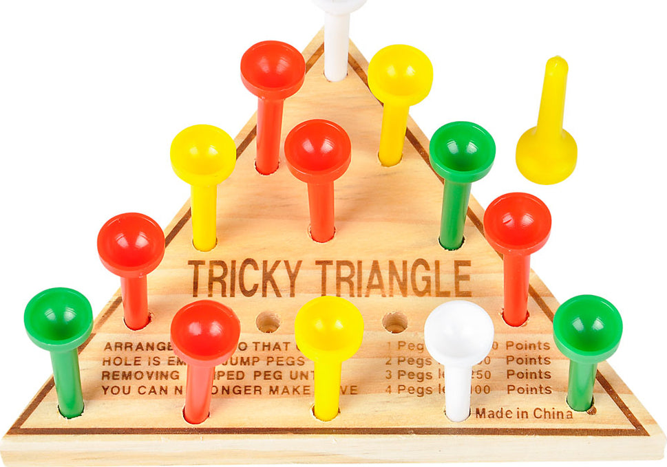 Wooden Tricky Triangle Game