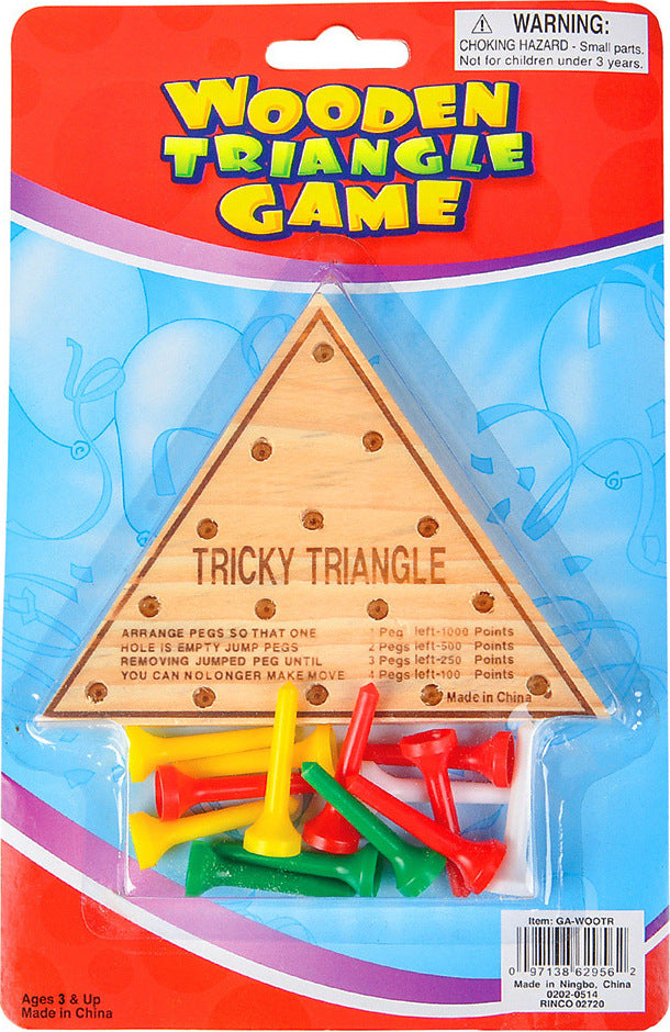 Wooden Tricky Triangle Game