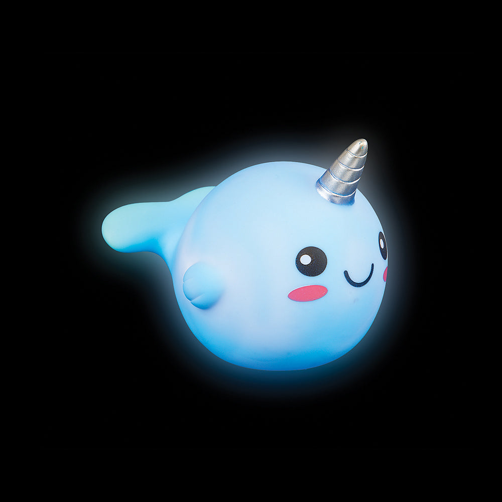3" Light-up Narwhal Bath Toy