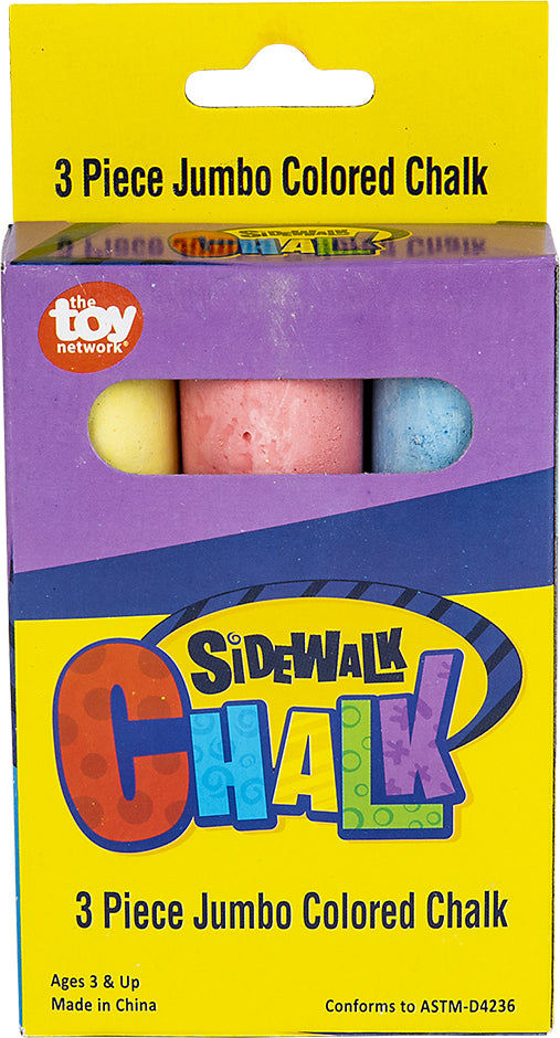 Sidewalk Chalk - 3Pc