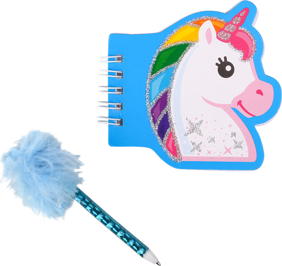 Unicorn Notebook with Feather Pen — Boing! Toy Shop