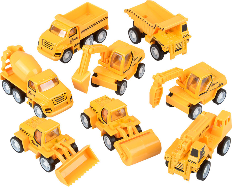 Mini Die Cast Pull Back Construction Vehicle