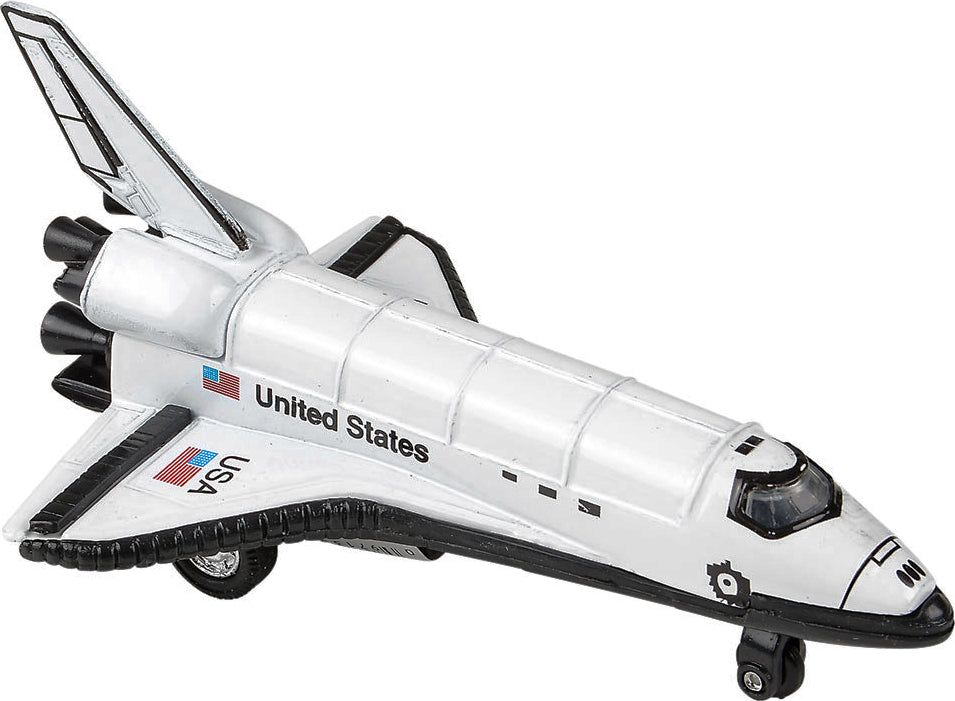 Die Cast Pull Back Space Shuttle