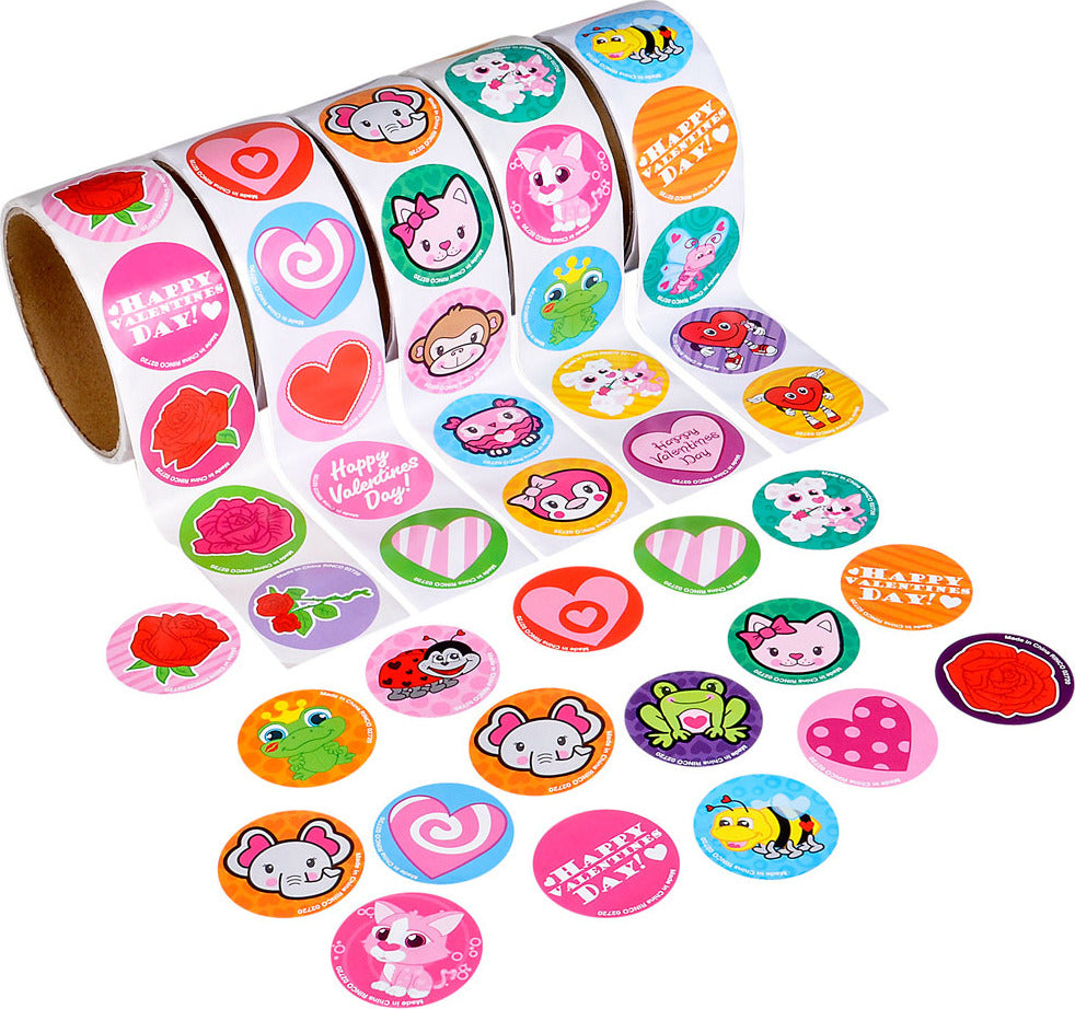 Valentine Roll Sticker (assortment - sold individually)