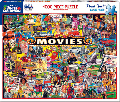 The Movies - 1000 Piece - White Mountain Puzzles