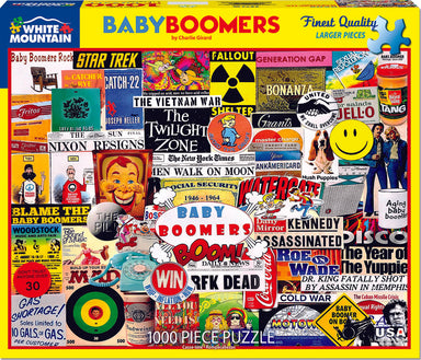 Baby Boomers - 1000 Piece - White Mountain Puzzles