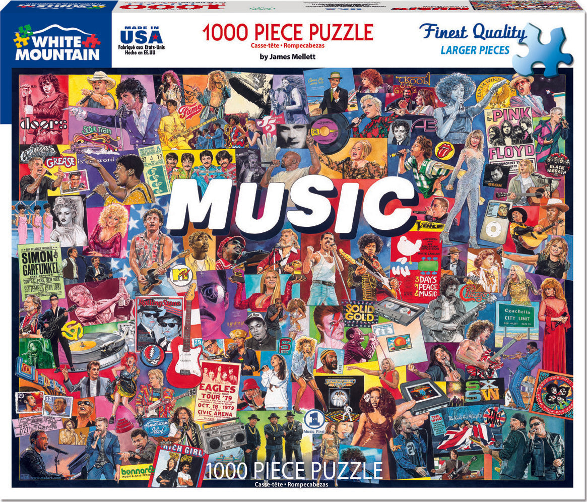 Music - 1000 Piece - White Mountain Puzzles